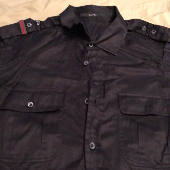 mens gucci button up